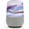 Blue Violet Watercolor Geode Google Home Skin